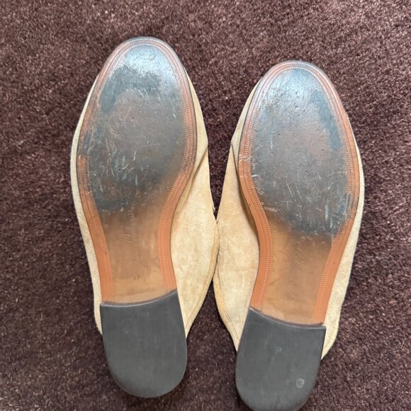 Sam Edleman Mule Loafers in Tan Suede - Picture 2 of 2